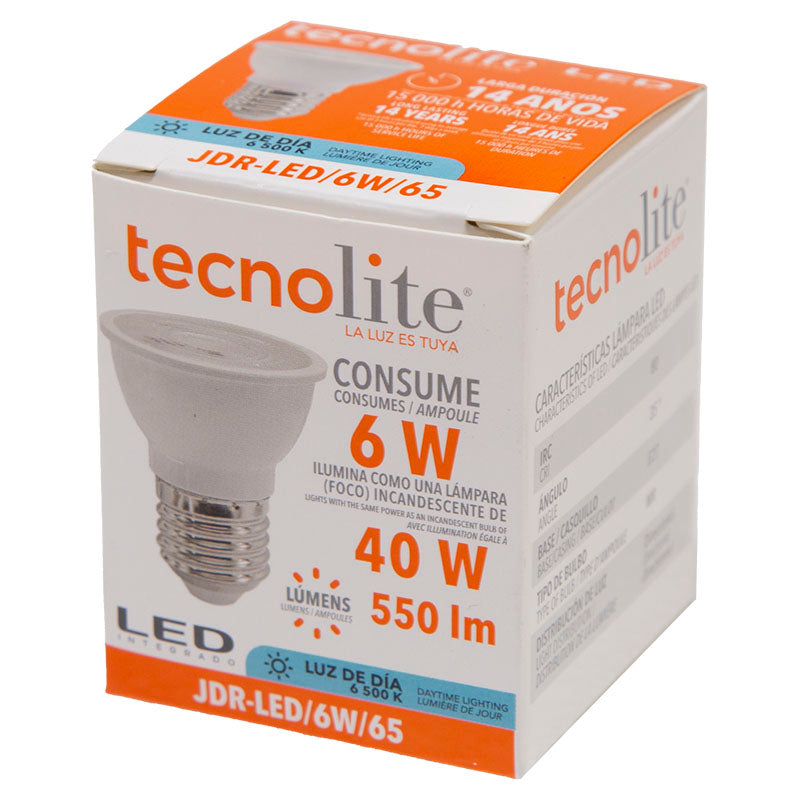 Bombillo LED 6 W PAR16 E27 luz fría
