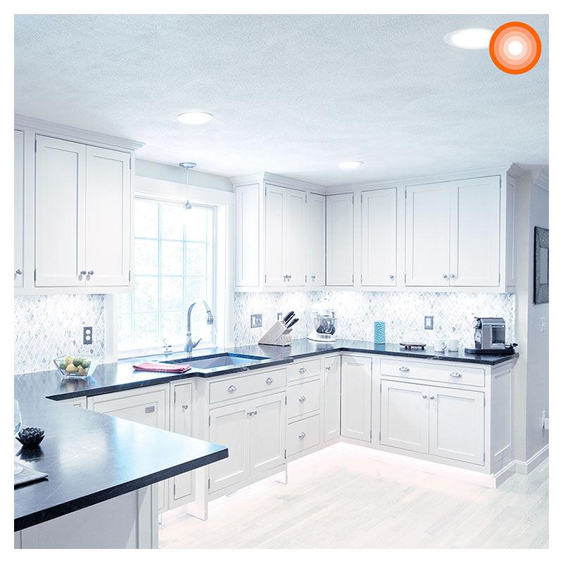 White round recessed LED light 9" 18 W