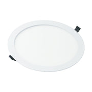 White round recessed LED light 12" 24W
