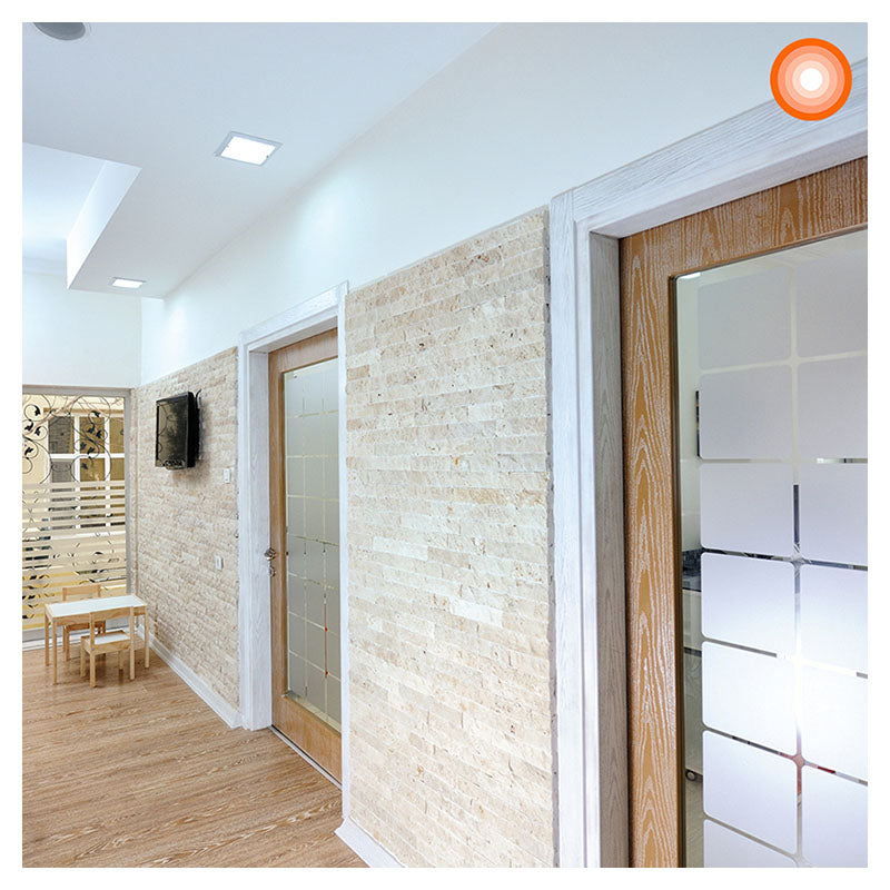 White square LED recessed light 12" 24 W 100-240 V