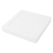 Lámpara de sobreponer led cuadrada blanca 8" 15 W