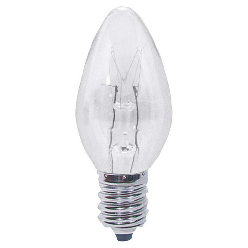 C7 7 W clear E12 light bulb