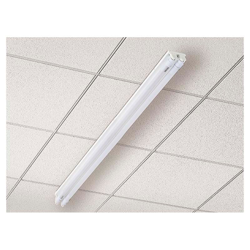 Surface-mounted 2 x 18W 48" cool white LED light fixture
