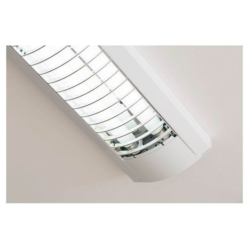 LED surface-mounted luminaire, 2 tubes, 48" x 18W