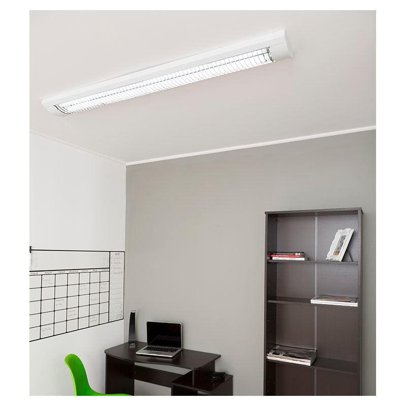 Luminaria de sobreponer led 2 tubos 48" x 18 W