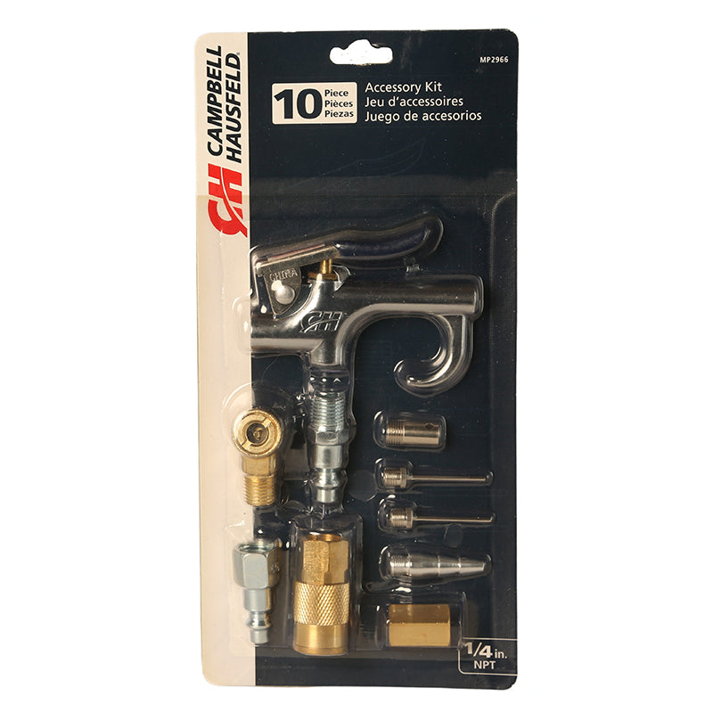 Kit accesorios para compresor 10 piezas