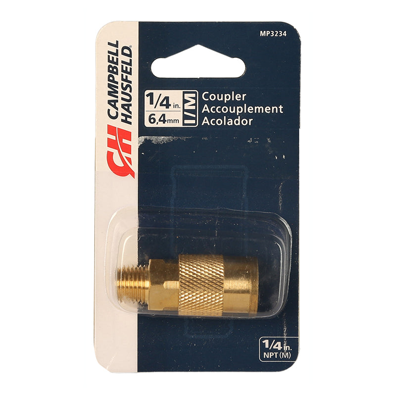 Acople rápido hembra - macho 1/4"