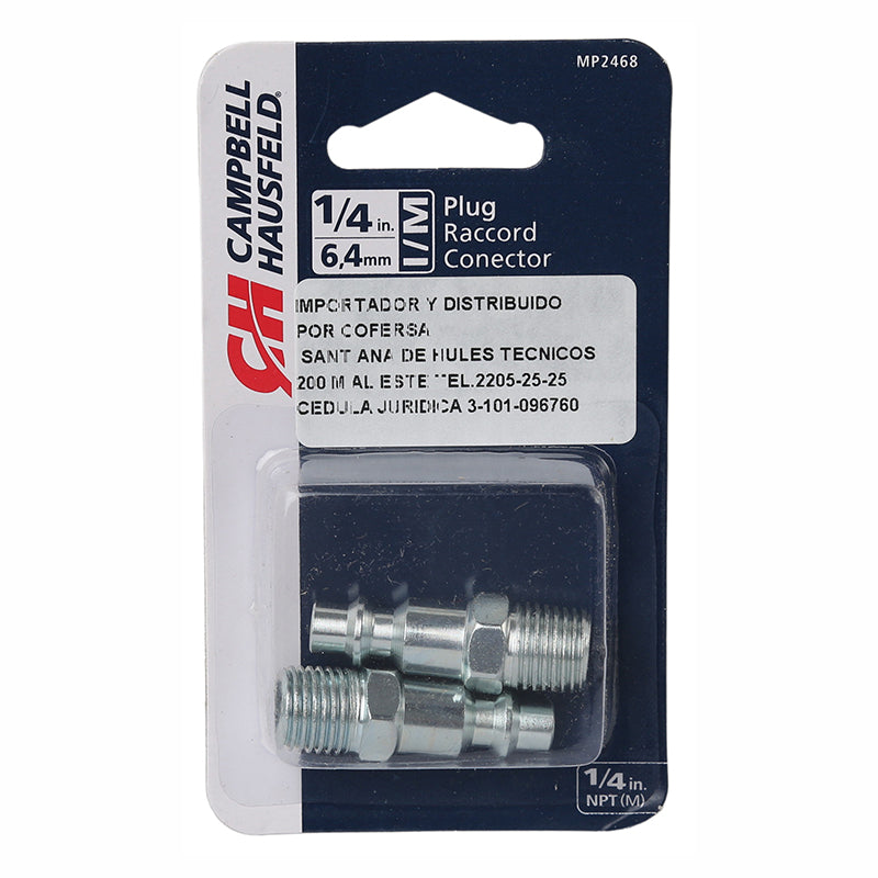 Fitting rápido macho 1/4"