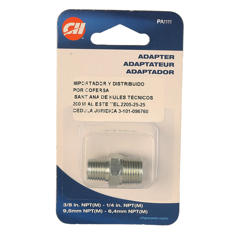 Adaptador macho 1/4" a 3/8"
