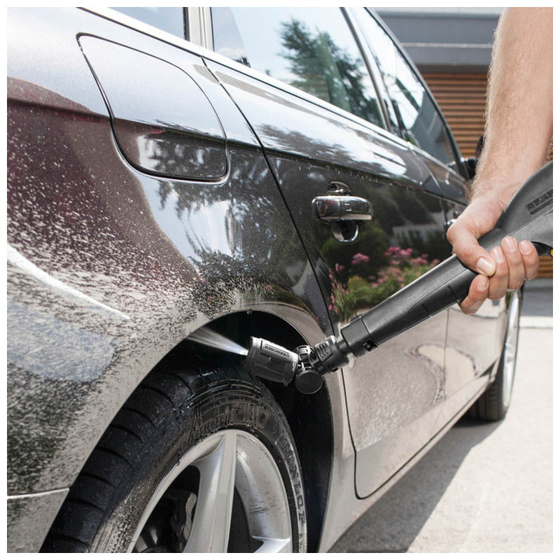 Mini lanza con presión ajustable y 360°