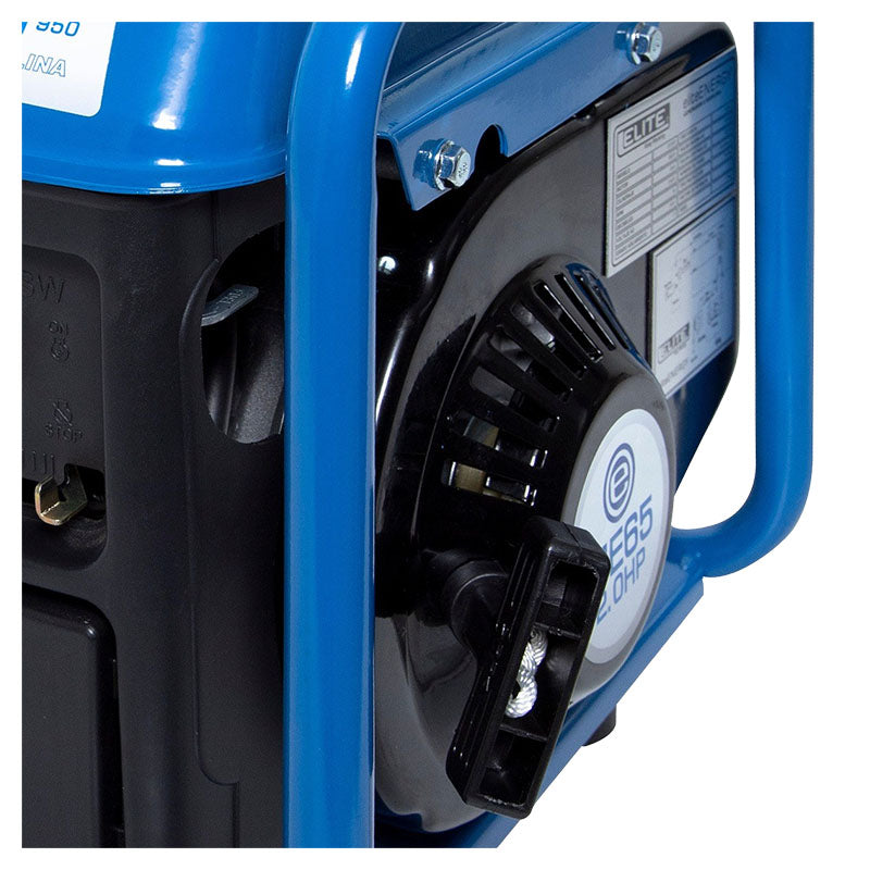 Generador eléctrico portátil motor 2 tiempos gasolina 800 W Elite