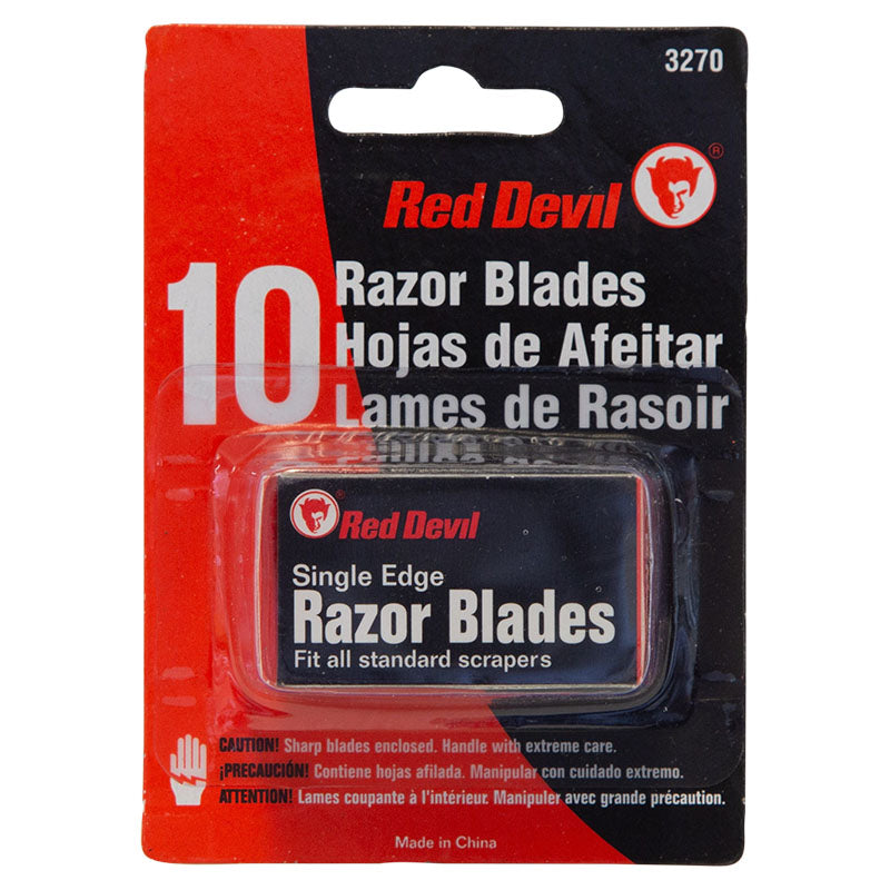 Hoja de repuesto para raspador de vidrio 10 unidades