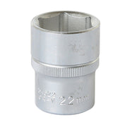 Socket 22 mm x 1/2" 6-point