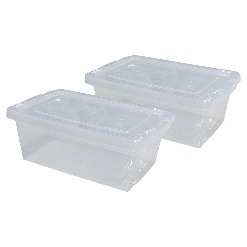 Plastic box 12 liters transparent