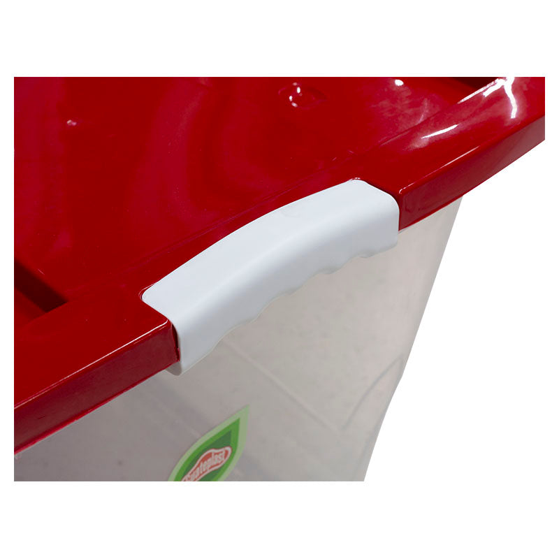 Caja plástica 65 litros transparente