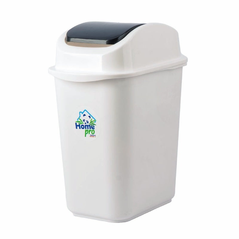Basurero plástico con tapa vaivén 20 litros Home Pro