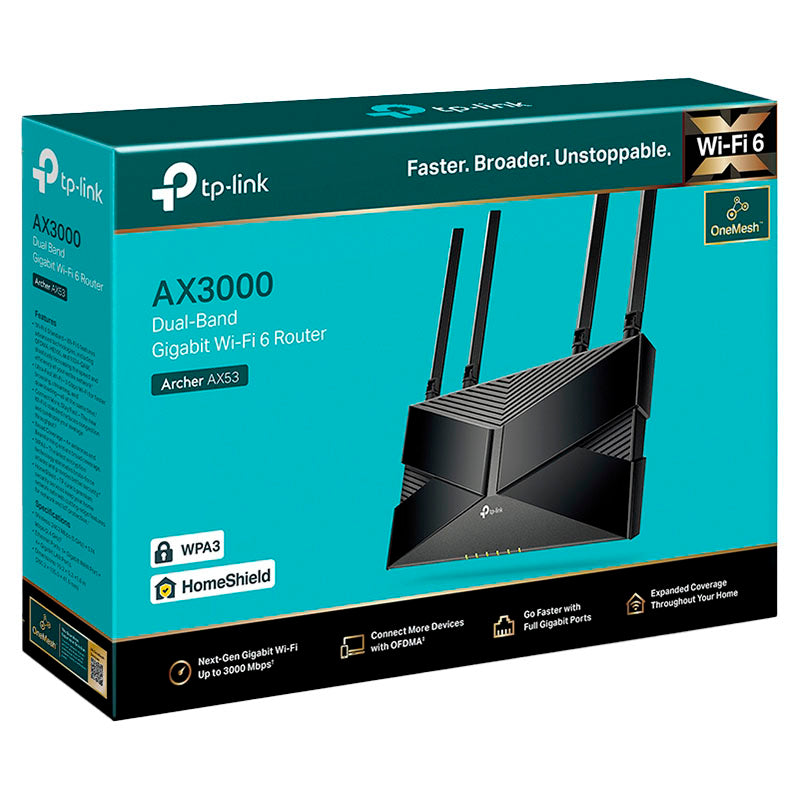 Archer AX53 (AX3000) WIFI 6 Wireless Router