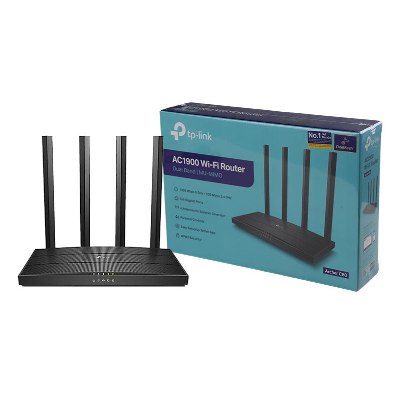 Router TP Link AC 1900 mu-mimo Wi-Fi Archer C80