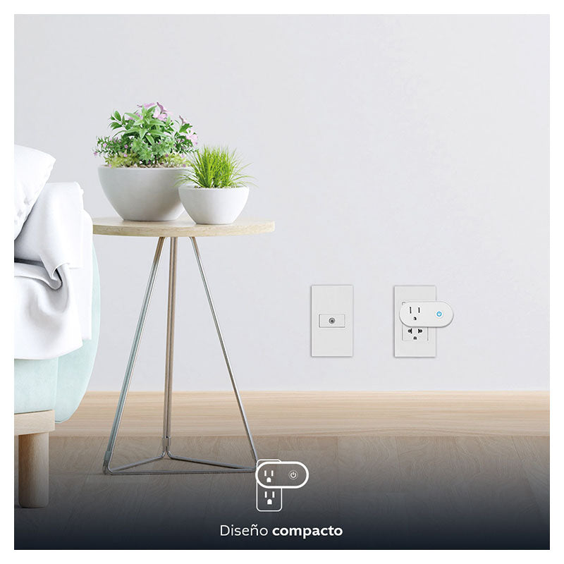 Enchufe inteligente tecnología Matter Wi-Fi Nexxt Solutions