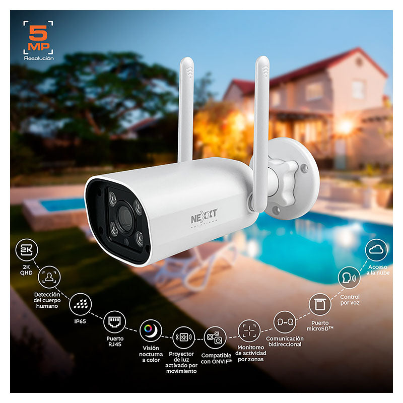 Cámara inteligente exterior Nexxt Solutions