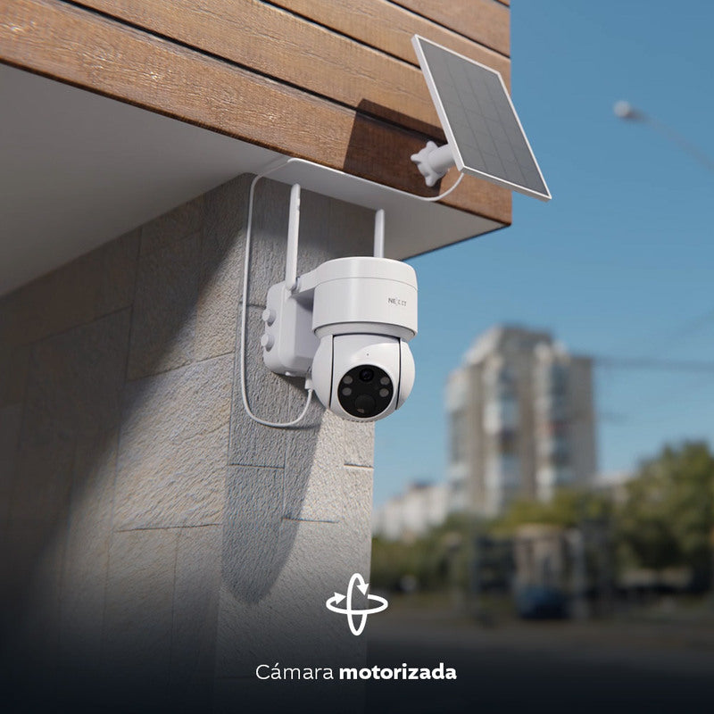 Cámara inteligente WiFi motorizada solar exteriores Nexxt Solutions