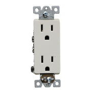 Tomacorriente doble decor almendra ul 15 a 125 v