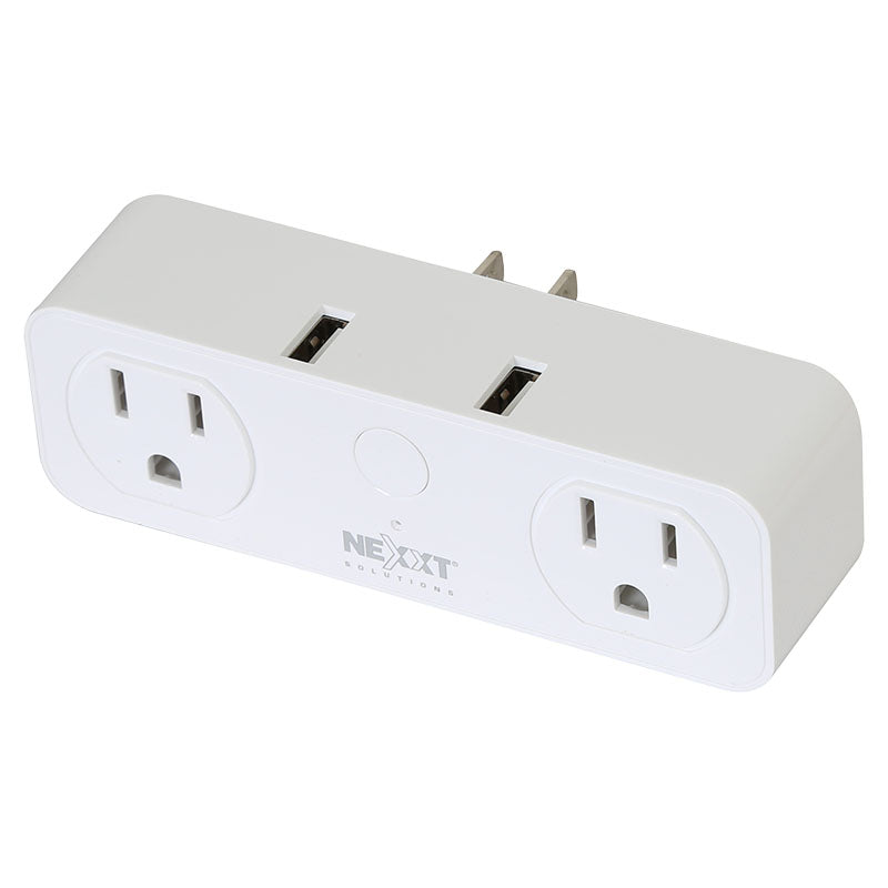 Enchufe inteligente con puertos USB interior Wi-Fi Nexxt Solutions