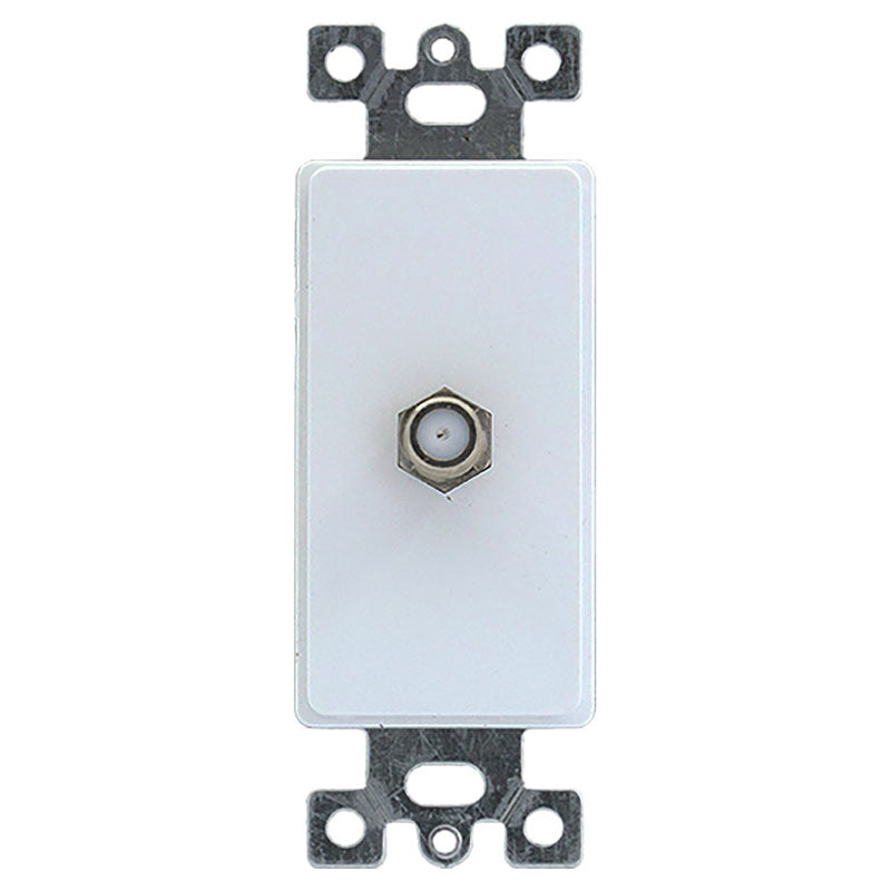 Toma coaxial para TV blanco Eagle