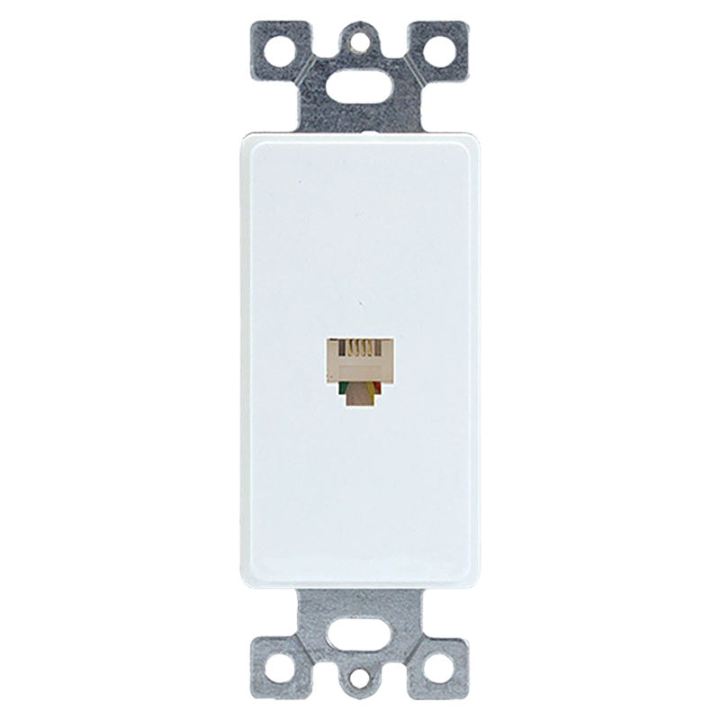 Toma para teléfono RJ11 blanco