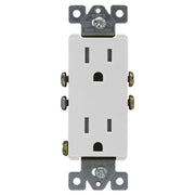 Toma doble blanco 15 A 125 V