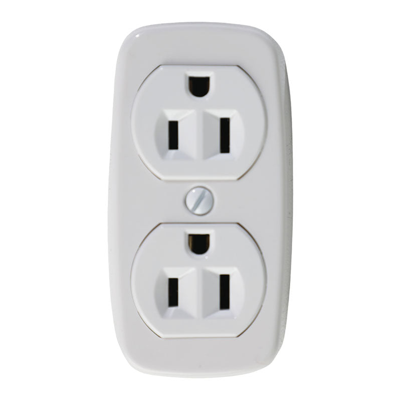 Toma doble superficial blanco decor 15 A