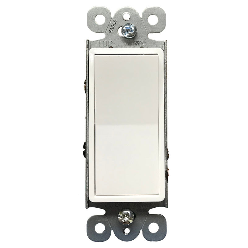 Interruptor sencillo blanco 15A