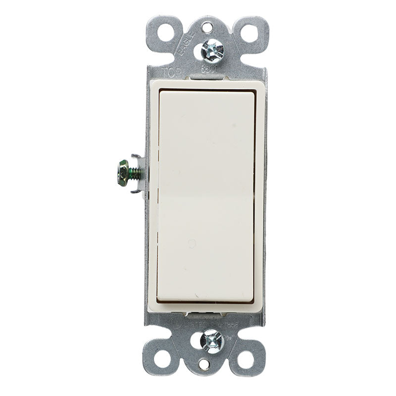 Módulo interruptor sencillo decor almendra 1 v ul 15 a