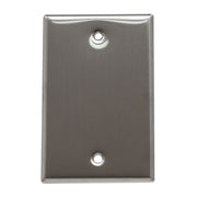 Placa ciega acero inoxidable