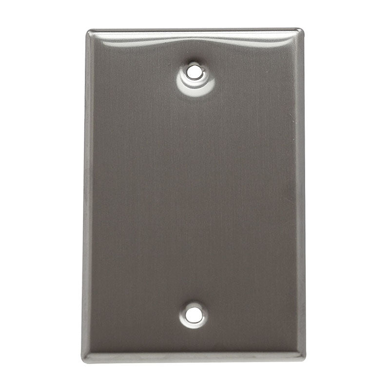 Placa ciega acero inoxidable
