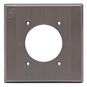 Gray kitchen outlet cover