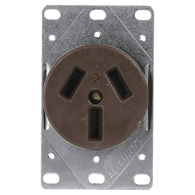 Toma para cocina 50 A 125 a 250 V 3 polos