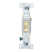 Interruptor palanca sencillo tierra 15 A marfil Decor