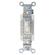Interruptor sencillo de palanca 3 vías blanco 15 A