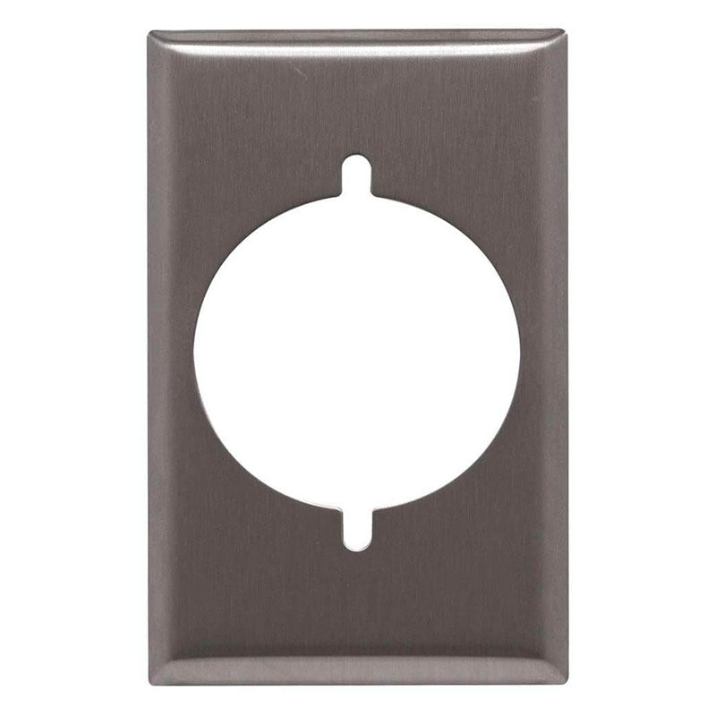 Placa toma cocina acero inoxidable