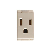 Toma 16 A 125 V champagne Eagle línea T&J modular