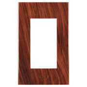 Placa 3 módulos tipo madera roble Eagle línea T&J