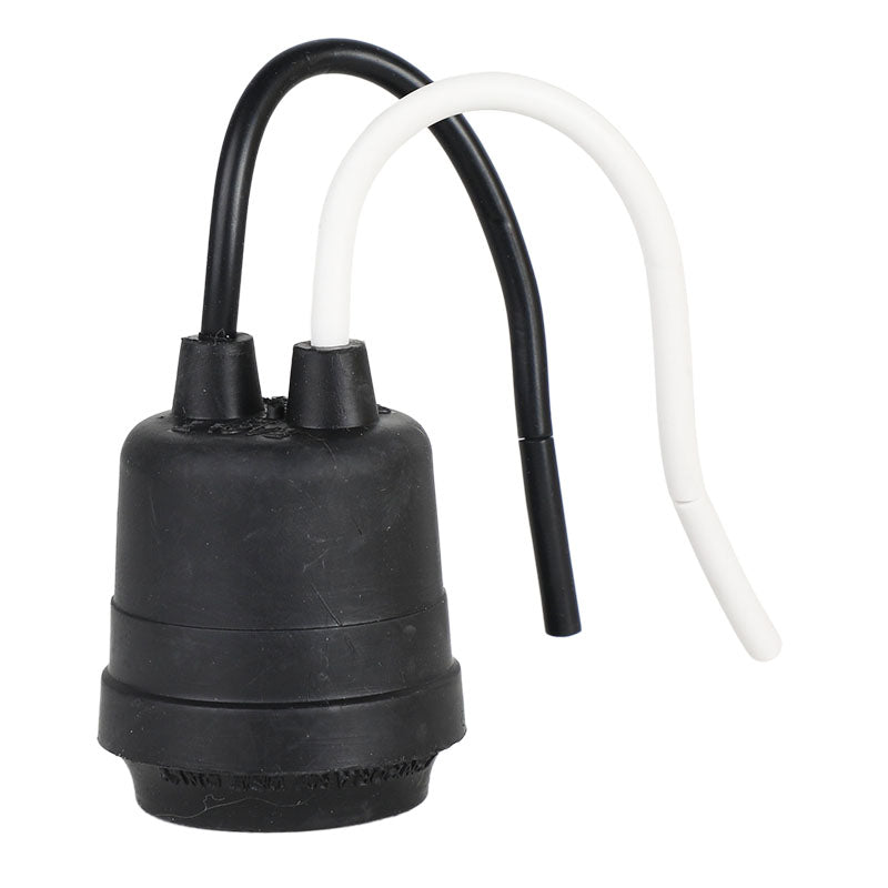 Weatherproof PVC socket 125 V 75 W