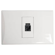Eagle Line Silver white RJ11 jack