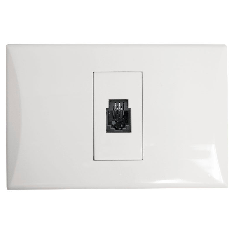 Eagle Line Silver white RJ11 jack