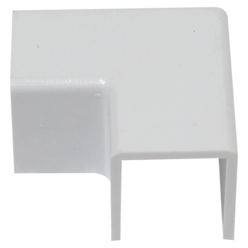 Flat angle for trunking 15 x 17 mm (1.5 x 1.7 cm)