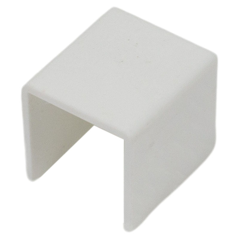 End cap for 15 x 17 mm (0.6 x 0.7 in) cable duct