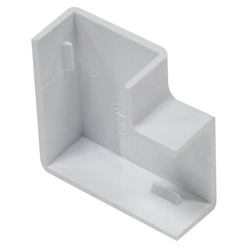 Flat angle for duct 20 x 10 mm (2 x 1 cm)