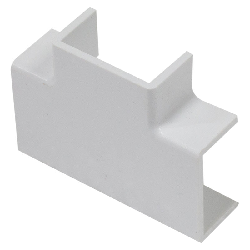 Derivación en forma de "T" para canaleta 20 x 10 mm (2 x 1 cm)