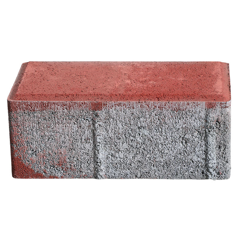 Adoquín rectangular rojo 401 8 x 10 x 20 cm